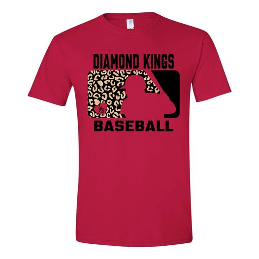 Adult Gildan Softstyle T-Shirt Diamond Kings Red Shirt