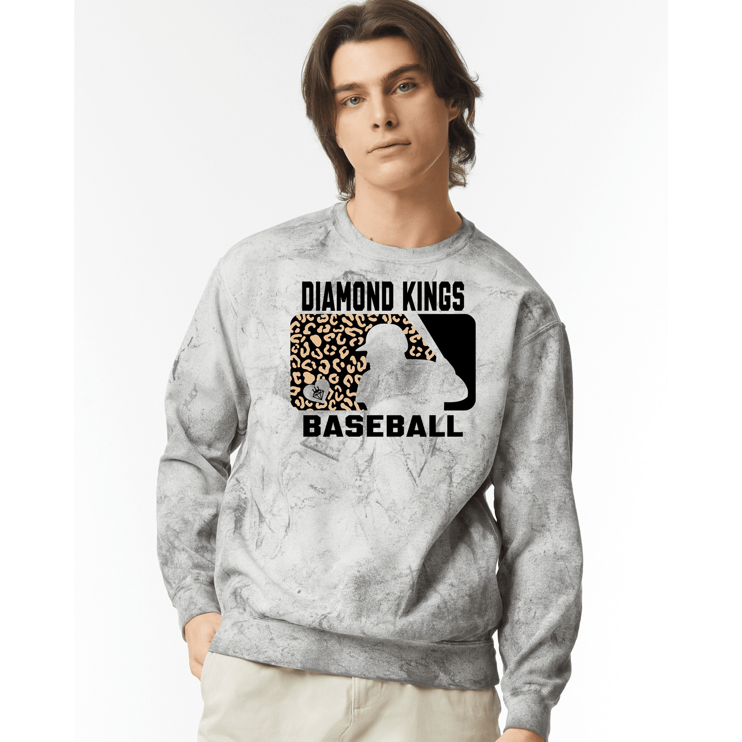 Adult Diamond Kings Comfort Color Crewneck  (2 Color Choices)