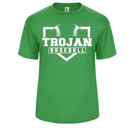 Adult Badger Sport C2 Tee Team Design Kelly Green