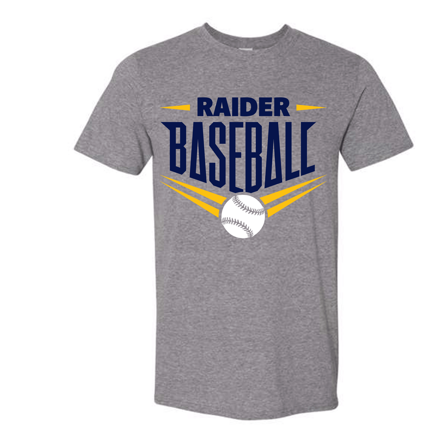 Gildan Softstyle Sport Grey Raider Baseball Slant