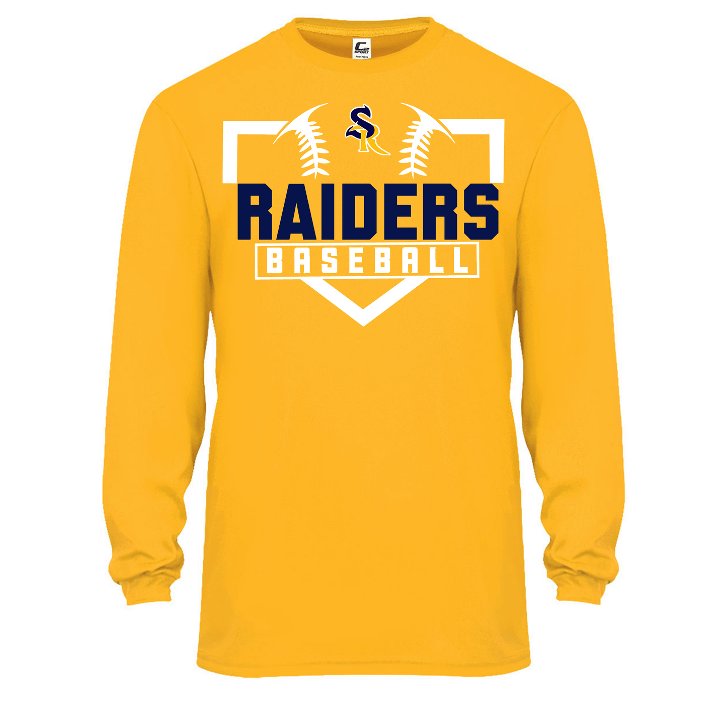 Adult Badger Sport Moisture Management Long sleeve Raider Baseball (3 Color Choices)