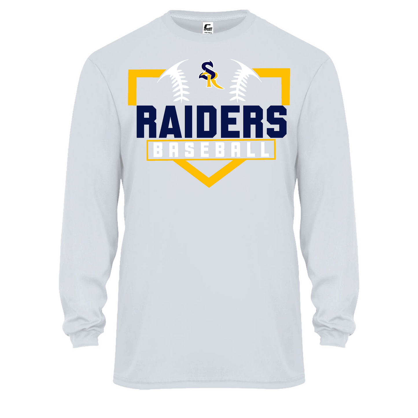 Adult Badger Sport Moisture Management Long sleeve Raider Baseball (3 Color Choices)