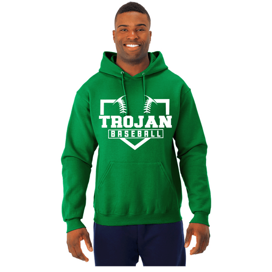 Adult Unisex Jerzees NeBleed Kelly Green Hoodie