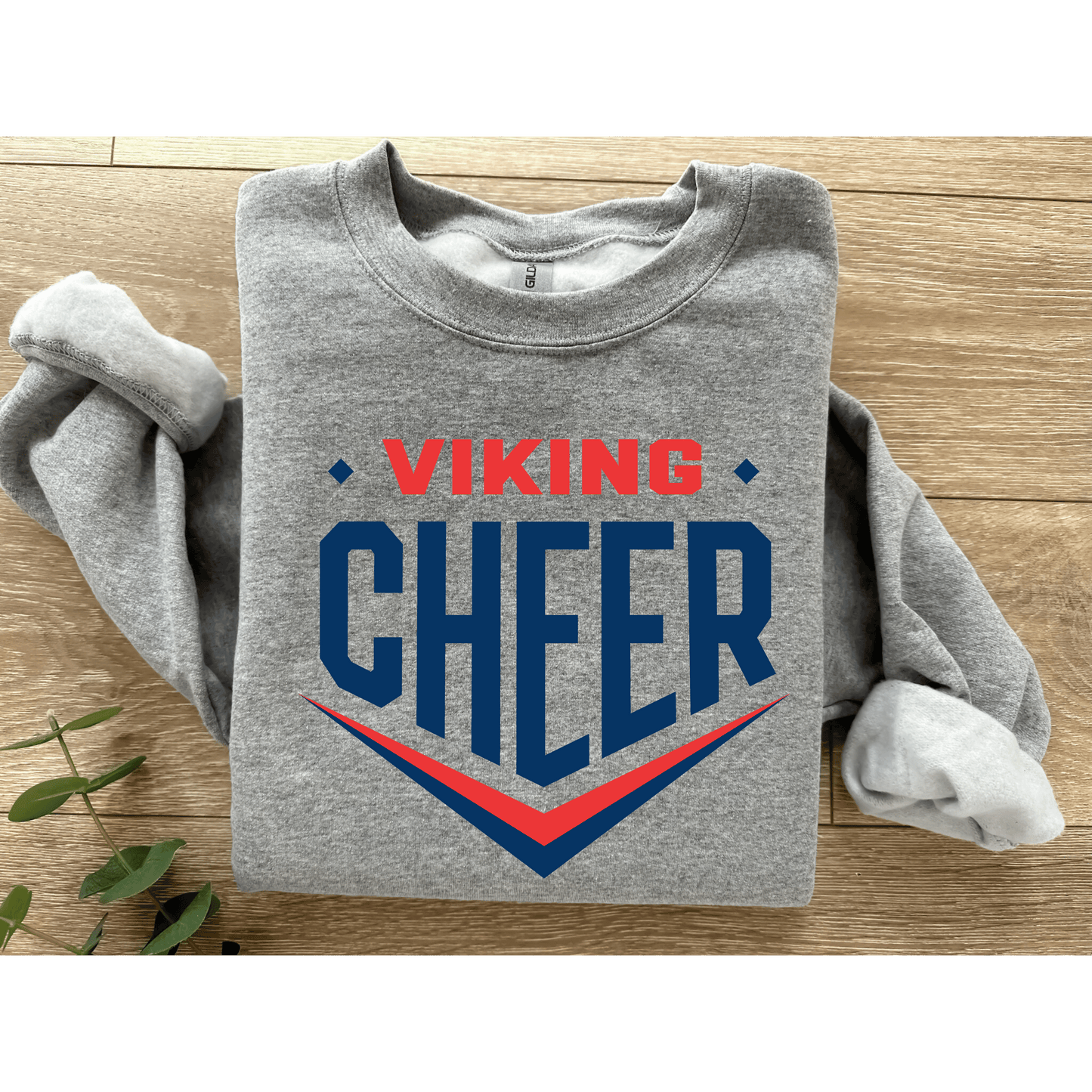 Unisex Viking Cheer Gildan Sport Gray V Design