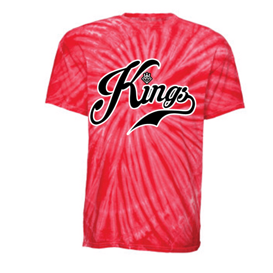 Youth Dyenomite Tie Dye Cyclone Tee Red Kings